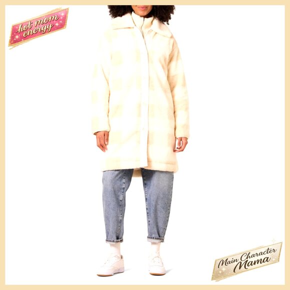 Oversized Teddy Sherpa Coat Women's Warm Winter Layer